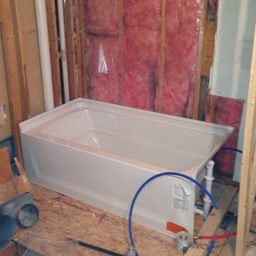Rochester Hills bathtub installation
